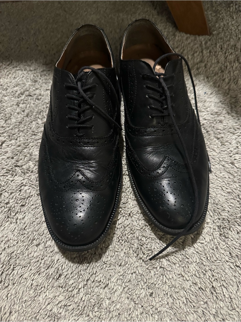 G.H. Bass Classic Black Men's Wingtip Brogues